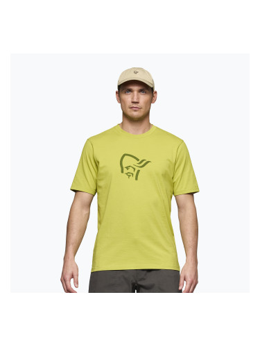 Мъжка тениска NORRONA Cotton Viking golden lime