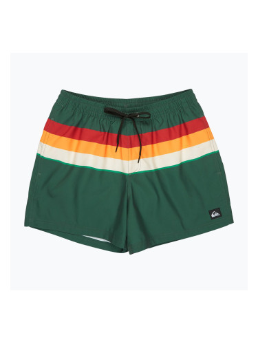 Мъжки бански шорти Quiksilver Everyday Printed Volley 15“ forest outside stripe