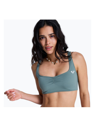 Горнище на бански костюм ROXY Solid Essentials Bralette agave green