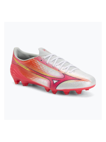 Футболни обувки Mizuno Alfa III Elite FG white/fuchsia purple
