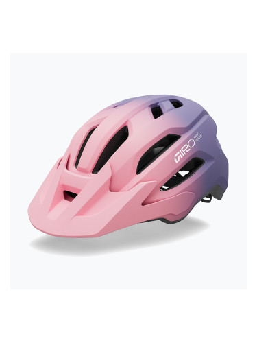 Детска велосипедна каска Giro Fixture II MIPS matte light pink/purple fade