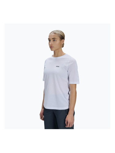 Дамска тениска за колоездене POC Motion Air hydrogen white