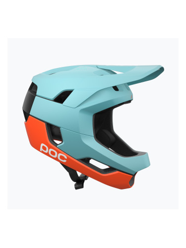 Велосипедна каска POC Otocon Race MIPS indicolite blue matt/carnelian orange matt
