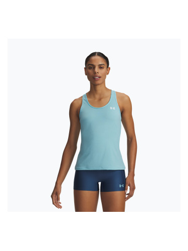 Дамска тениска за тренировка Under Armour Tech Mesh Racer Tank blue haze/white