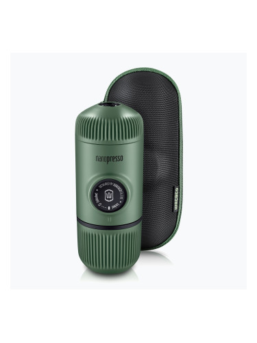 Преносима кафемашина Wacaco Nanopresso 80 ml + калъф зелен мъх