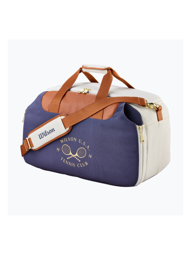 Чанта за тенис Wilson Heritage Small Duffel cream/clay/navy