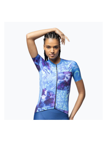 Дамска тениска за колоездене Alé Linfa blue combo