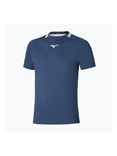 Мъжка фланелка за тенис Mizuno 62GAA001 Tee estate blue