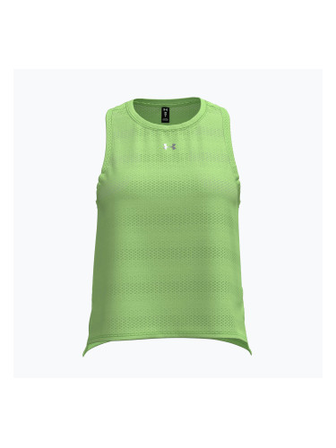 Дамска тениска за бягане Under Armour Velociti Singlet lumos lime/white