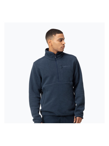 Мъжки поларен суитшърт NORRONA Femund Warm2 Zip Neck indigo night