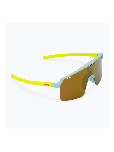 Детски слънчеви очила Julbo Intensity Junior Spectron blue pastel matt/ neon yellow matt