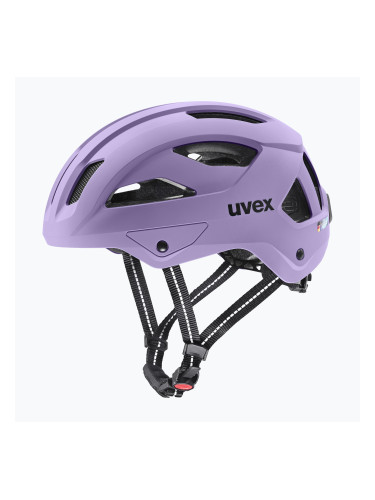 Велосипедна каска UVEX City Stride lilac matt