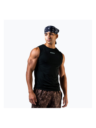 Мъжка тренировъчна тениска NEBBIA Power black