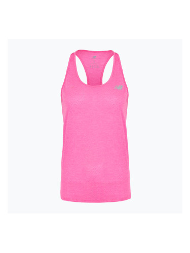 Дамска тениска New Balance Athletics Tank pink heat heather