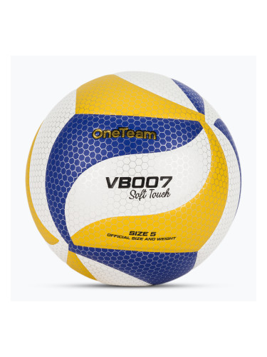 Волейболна топка OneTeam VB007 yellow/blue/white size 5