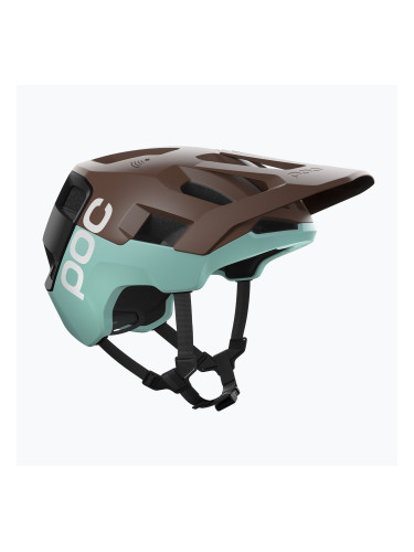 Велосипедна каска POC Kortal Race MIPS bronzite brown matt/lazurite blue matt