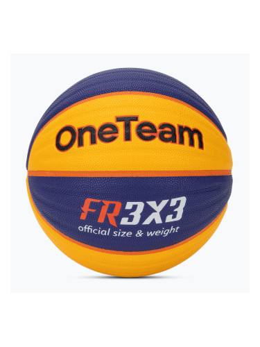 Топка за баскетбол  OneTeam Rim Rush Fiba 3x3 blue