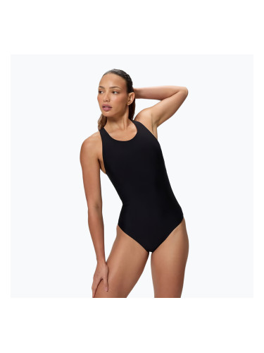 Дамски цял бански костюм Speedo Colorblock Ultraback 2.0 anthracite