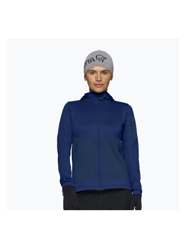 Дамски суитшърт за трекинг NORRONA Falketind Warm2 Stretch Hood indigo night