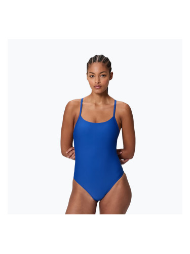 Дамски цял бански костюм Speedo Solid Racerback zaffre blue/anthracite