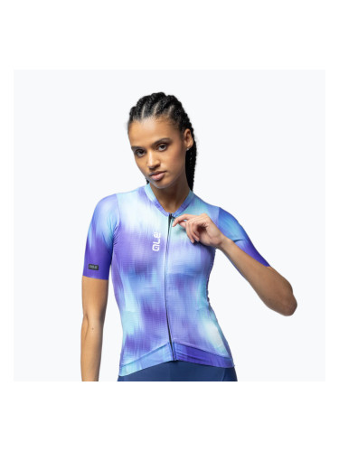 Дамска тениска за колоездене Alé Argon light blue combo