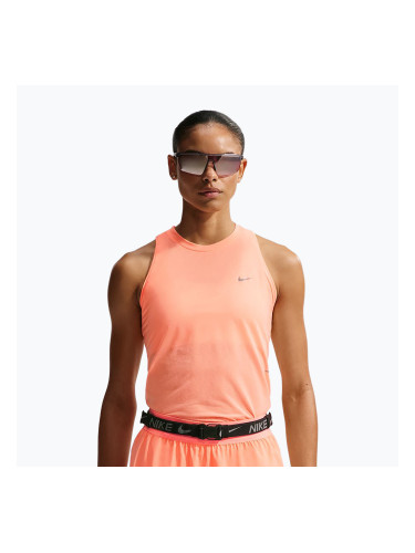 Дамска тениска за бягане Nike Swift Breathe Dri-Fit orange pulse/photon dust