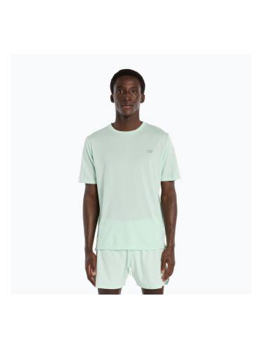 Мъжка тениска New Balance Athletics Run cosmic jade heather