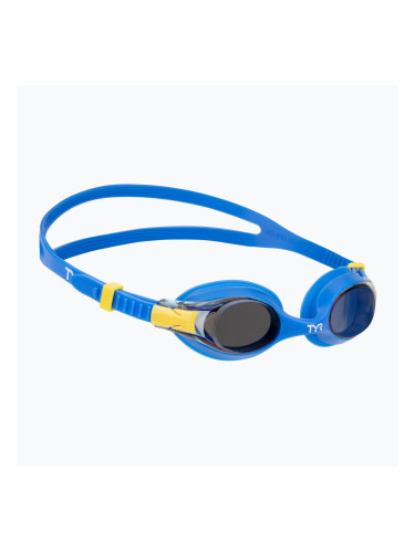Детски очила за плуване TYR Swimple Metallized blue/yellow