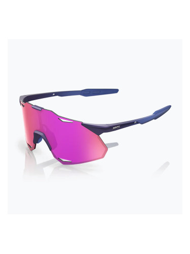 Слънчеви очила 100% Hypercraft XS satin storm metallic/purple mirror