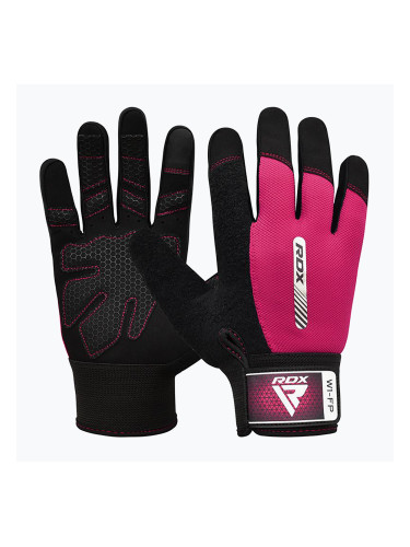 Тренировъчни ръкавици RDX W1F Full Finger pink