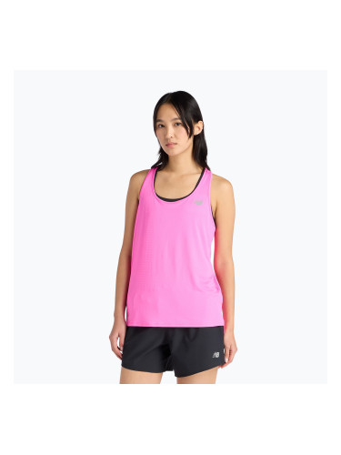 Дамска тениска за бягане New Balance Sport Essentials Tank pink heat