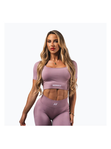 Дамски тренировъчен топ  NEBBIA Flow Seamless pink