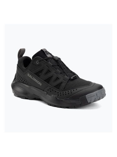 Мъжки туристически обувки Salomon Techamphibian 5 black/black/castlerock