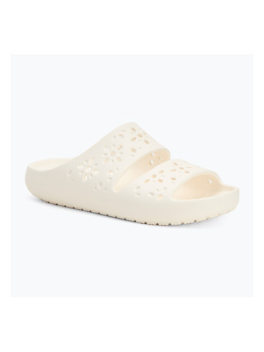 Crocs Classic Floral Cutout Sandal chalk джапанки
