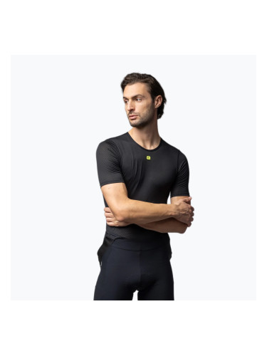 Мъжка тениска за колоездене Alé Velo Active black