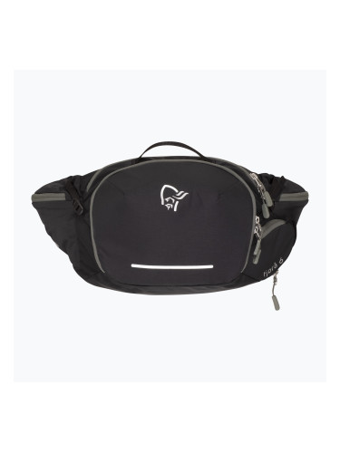Чантичка за кръста NORRONA Fjørå Econyl195 6 l caviar black