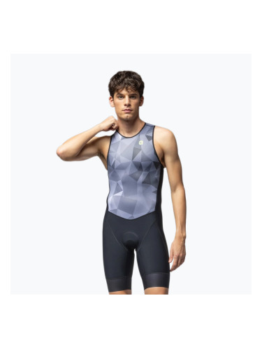 Мъжки гащеризон за триатлон Alé Triple grey