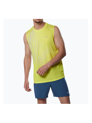 Мъжка тениска за бягане Mizuno Core Graphic Sleeveless lightning yellow