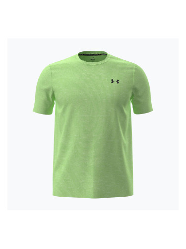 Мъжка тениска за тренировка Under Armour Vanish Seamless Novelty lumos lime/black