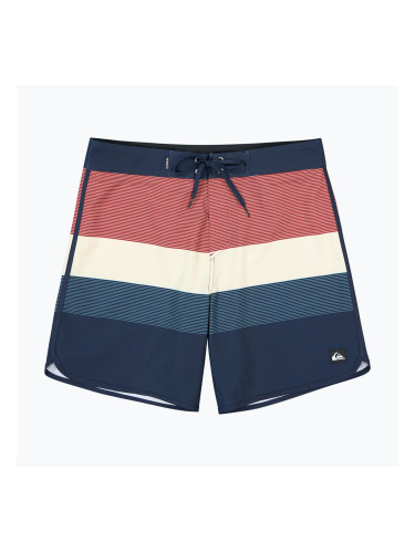 Мъжки бански шорти Quiksilver Surfsilk Scallop 18“ dark navy tijuana