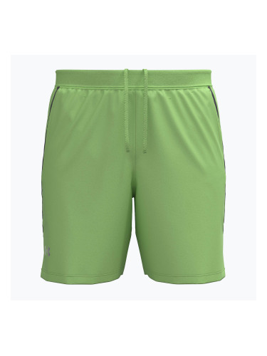 Мъжки шорти за бягане Under Armour Launch 7“ lumos lime/white