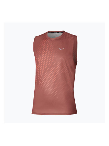 Мъжка тениска за бягане Mizuno Core Graphic Sleeveless copper brown