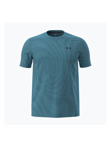Мъжка тениска за тренировка Under Armour Vanish Seamless Novelty blue haze/black