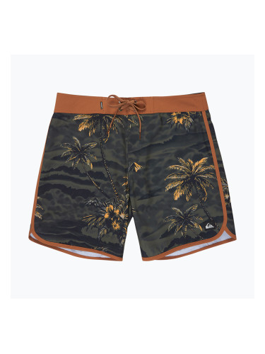 Мъжки бански шорти Quiksilver Surfsilk Scallop 18“ black sundown