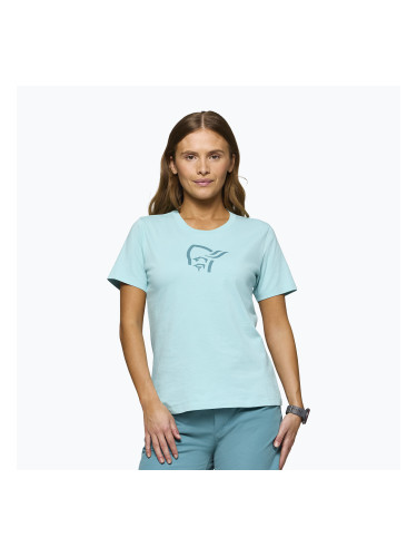 Дамска тениска NORRONA Cotton Viking aqua haze