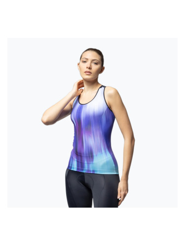 Дамска тениска за колоездене Alé Crazy TT blue combo