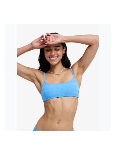 Горнище на бански костюм ROXY Paradise Wave Bralette silver lake blue make a splash
