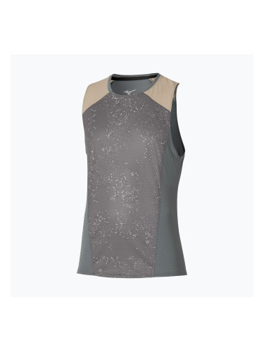 Мъжка тениска за бягане Mizuno Active DryAeroFlow Graphic Tank Top lava smoke