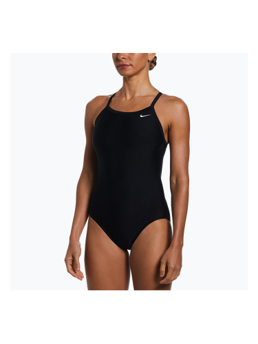 Дамски бански костюм от една част Nike Solid Racerback black