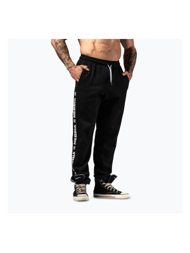 Мъжки панталони за тренировка NEBBIA Hero black